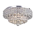 thumbnail image 2 of Warehouse of Tiffany Filmarsh Two-Tiered Crystal Chrome Ceiling Lamp, 2 of 2