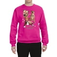 thumbnail image 2 of If It's Not a Pitbull It's Just a Dog Gift | Mens Dog Lover Crewneck Graphic Sweatshirt, Fuschia, Large, 2 of 3