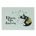 thumbnail image 1 of Saying Cutting Board, Print of Dream Like a Unicorn Calligraphy with Music Horned Horse, Decorative Tempered Glass Cutting and Serving Board, in 3 Sizes, by Ambesonne, 1 of 2