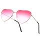 thumbnail image 1 of Gafas de sol de corazón Gafas hippie Marco de oro rosa JFHHH pequeña, 1 of 5