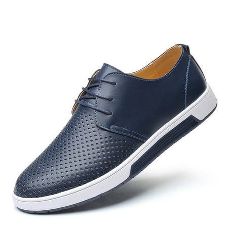 

Men‘s Casual Oxfords Shoes Hollow Out Breathable Outdoor Lightweight Walking Sneakers For Business Office Men‘s Footwear