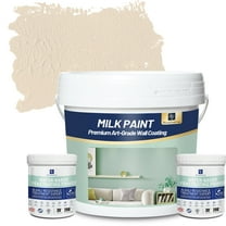 ShangTianFeng Cream White Interior Paint & Primer Kit, 1-Gallon, Premium Eggshell Finish, Stain-Resistant Coating for Living Room, Kitchen, Office & Home Renovation, DIY-Friendly