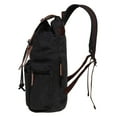 thumbnail image 4 of KAUKKO Mochila de Lona Vintage-Gran Capacidad, Mochila Multifuncional Duradera para Exteriores-NEGRO, 21.4L, 4 of 4