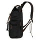 thumbnail image 4 of KAUKKO Mochila de Lona Vintage-Gran Capacidad, Mochila Multifuncional Duradera para Exteriores-NEGRO, 21.4L, 4 of 4