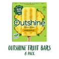 Outshine Pineapple Real Frozen Fruit Bars, 2.75 fl oz Each, 6 Ct