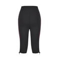 thumbnail image 6 of SDNall Womens Capris for Summer Summer High Waisted Solid Color Matching Slim Fitting Yoga Gym Pants Joggers for Women (Black, Sizes S-XXXL), 6 of 9