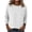 White, variant on LIaqionyy Women Tops Long Sleeve Blouses Casual Crew Neck Pleated Tunic Shirts Loose Fashion Business Clothes