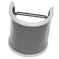 thumbnail image 4 of Handheld Mic Shield , Silver Microphone Isolation Shield Prevents Spraying Easy To Fix U Shape  For Stage, 4 of 8