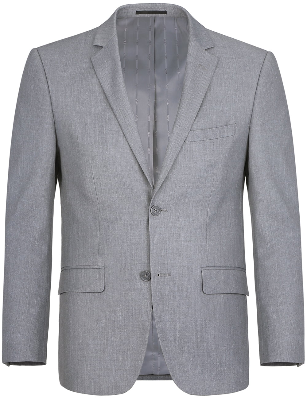 Mens Suits Solid Two Piece Classic Fit 2 Button Notch Lapel Business Dress Suit for Men