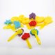 thumbnail image 5 of Juego de 12 pinceles de esponja para pintar, con sellos de flores creativos, herramientas de pincel para pintar con rodillo, pinceles planos redondos para niños, dibujo., 5 of 5