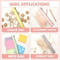 thumbnail image 7 of 6 Pcs Clear TPU Pencil Pouches 7.9" x 3.95", Translucent Money Bags with Zipper, Multipurpose Waterproof Case for Travel Office Home Stationery Supplies, 7 of 7