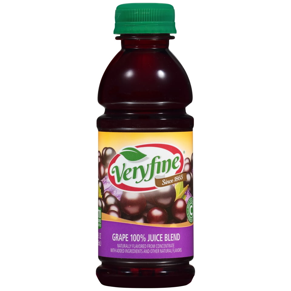 Veryfine 100 Grape Juice Blend, 10 Fl. Oz.