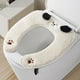 thumbnail image 3 of Uuiauoio Warmer Toilet Seat Pads with Toilet Seat Cover with Lifter Handle Set Washable Toilet Seat Cushion Soft Thicker Toilet Seats Warmer Mat, 3 of 4