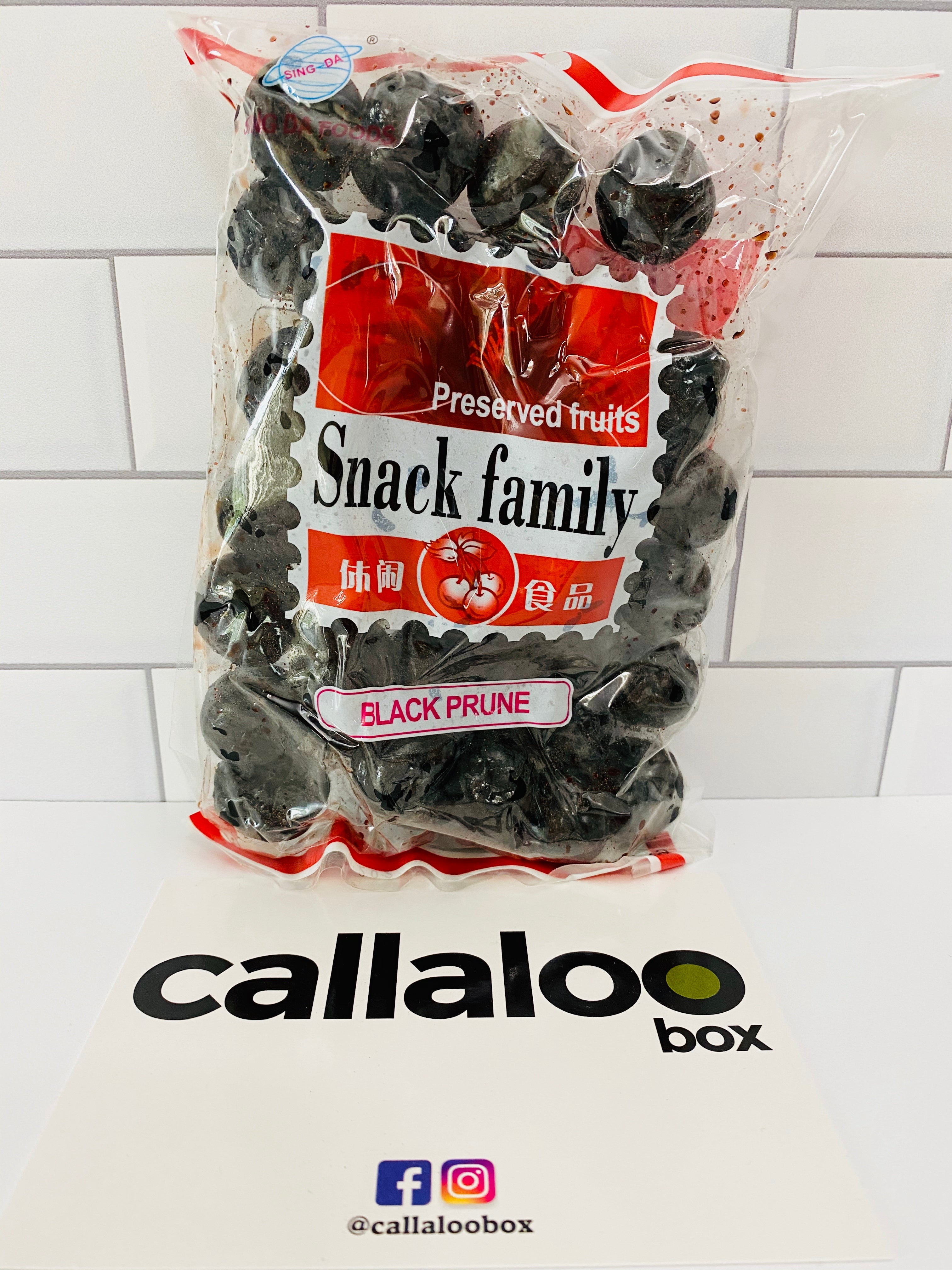 Snack Family Preserved Fruits Black Prune (Sweet)