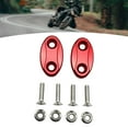 thumbnail image 6 of jiaping 2 Pieces Motorcycle Mirror Mount Riser Sturdy for R1 Direct Replacement Red, 6 of 9