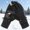 Black, variant on FRSASU Convertible Flip Top Fleece Winter Gloves Touch Screen Warm Sports Gloves Non-Slip Palm Adjustable Wrist Gloves Gray