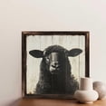 thumbnail image 6 of Black Sheep Farmhouse Art Wooden Sign Wall Plaque - Vintage Art Decoration, Wall Decoration - Ideal Gift For Home Decoration, Living Room, Bathroom, Bedroom, Garden, Dining, Bar, Cafe, Festival Par, 6 of 7