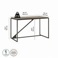 thumbnail image 4 of Bush Furniture Refinery 50W Industrial Desk, Brown/Gray, 4 of 8