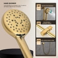 thumbnail image 4 of Shower System with Shower Head, Hand Shower, Slide Bar, Bodysprays, Shower Arm, Hose, Valve Trim, and Lever Handles, 4 of 8