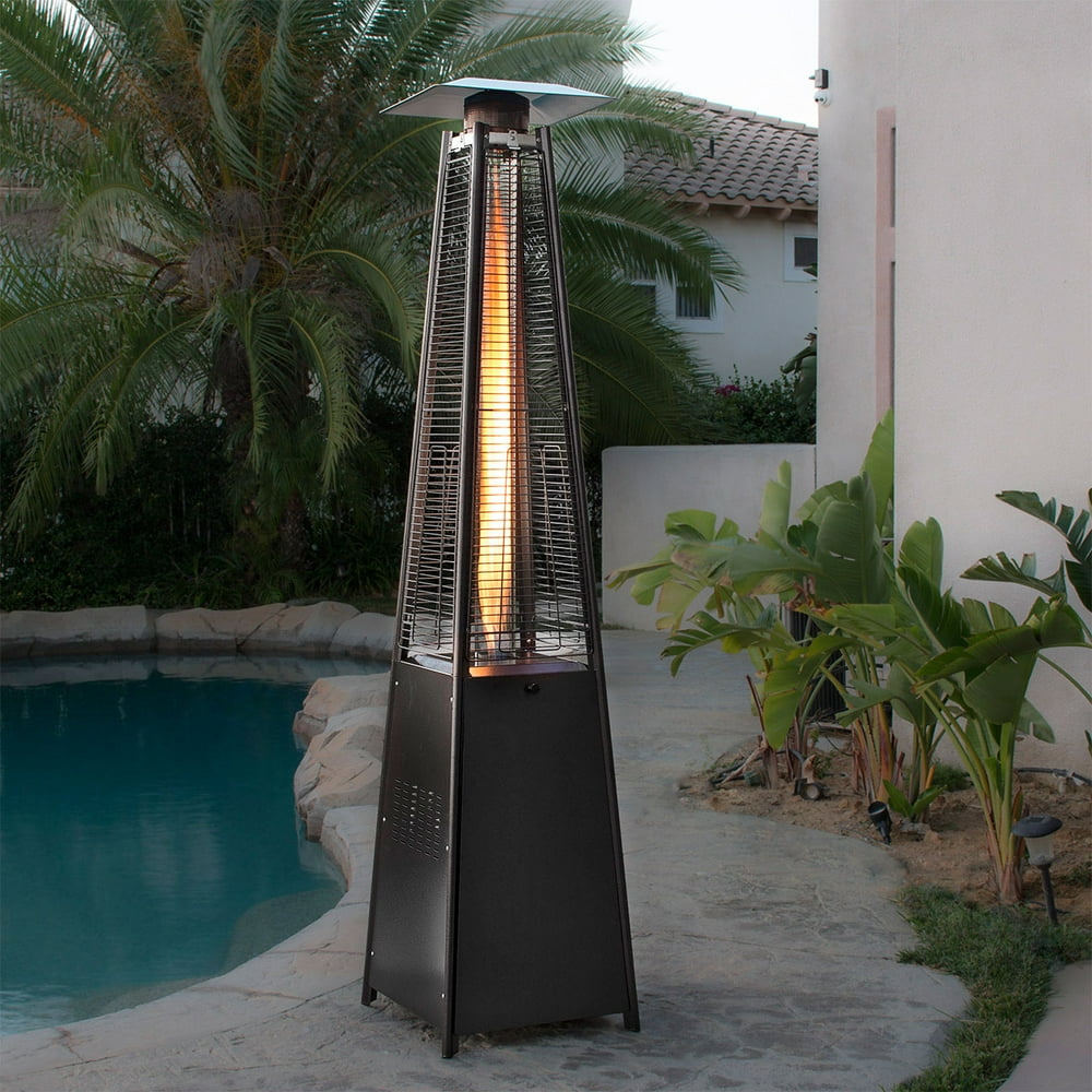 Belleze 42,000BTU Deluxe Propane Patio Heater Pyramid Dancing Flame