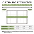 thumbnail image 2 of Barras para cortinas Edidonson de 1,6 cm de diámetro, ajustables de 76 a 114 cm, paquete de 2, 2 of 7