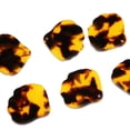 thumbnail image 3 of 10 Uds. colgantes planas acrílicas de acetato Floral, artesanías hechas a mano para mujer bohemia marrón jinwen Colgante de acetato colgante, 3 of 8