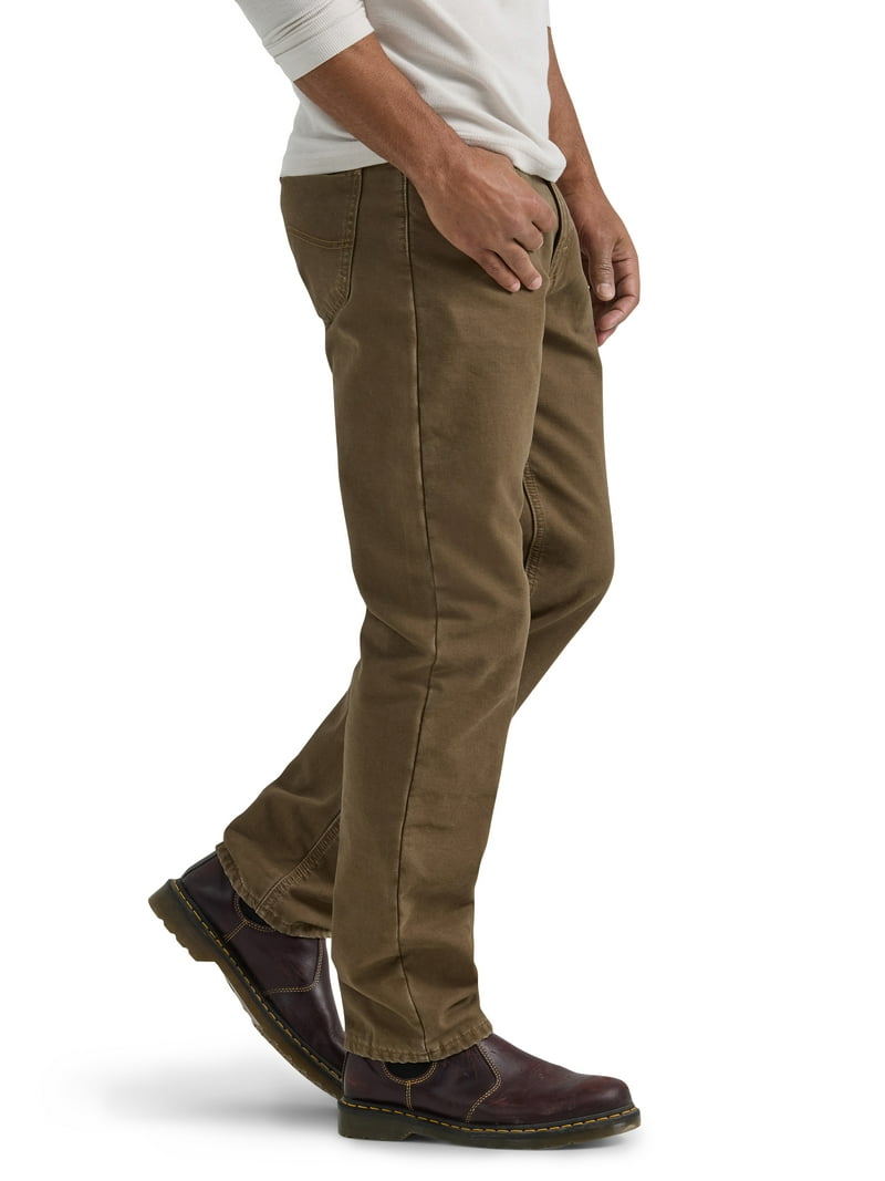 リー Lee® Men's Legendary Fleece-Lined Relaxed Straight Jean - Walmart.com