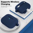 thumbnail image 4 of Funda ATUAT AirPods Pro de silicona de segunda generación, azul medianoche, 4 of 7