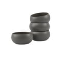 thumbnail image 3 of Bico Reactive Glaze Dark Grey Cereal Bowls Set, Set of 4, Microwave and Dishwasher Safe, for Cereal, Soup, Noodles, 3 of 3