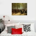 thumbnail image 4 of Nawypu  The Bear Dance 1850 Canvas Art Print Stretched Wall Decor, 4 of 4