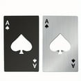 thumbnail image 4 of Portable Card Bottle Opener, Ace of Spades Wallet Bottle Opener, Stainless Steel Beer Opener for Bars, Parties & Everyday Carry, 4 of 5