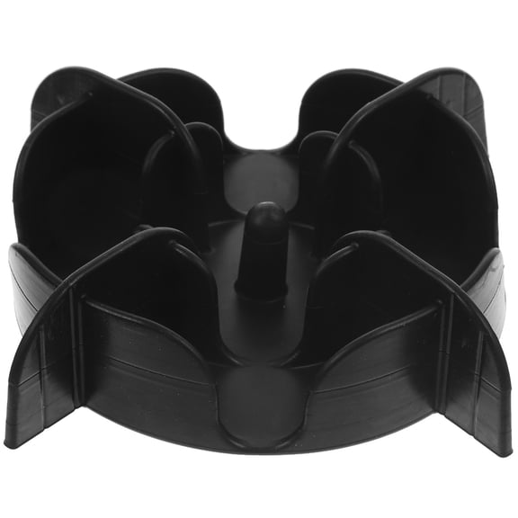 GAXIRE Pet Feeding Slow Feeder Bowl Insert Black Silicone Flexible Durable with Suction Cup