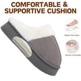 thumbnail image 7 of BERANMEY Thick-Soled Fuzzy Slippers for Women & Men - Cozy Platform House Shoes with Anti-Slip Sole, Warm Plush Lined Indoor Outdoor Short Ankle Slippers, 7 of 7