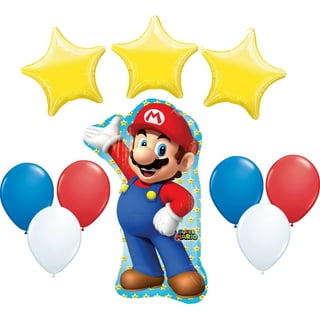 17pcs Super Mario Bro tema compleanno Set palloncino forniture per