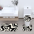 thumbnail image 3 of 4 Pieces Cartoon Bear Shower Curtain Set Kawaii Bathroom Accessories, Toilet Lid and Non-Slip Rugs,Cute Waterproof Shower Curtain Bathroom Accessories Sets Home Decor,12 Hooks,72 x 72 Inches, 3 of 7
