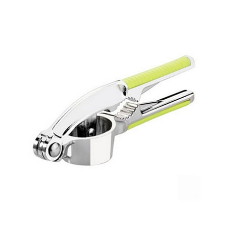 

Garlic Press Ginger Press Mincer Crusher Chopper Garlic Press Crusher with Walnut Open Tools(Green)