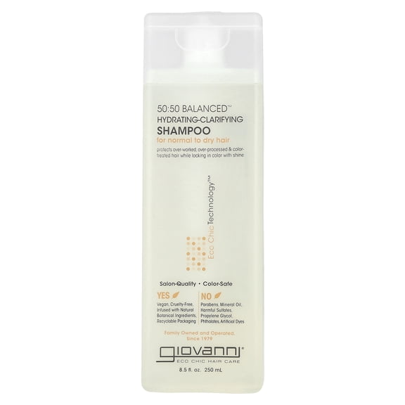 GIOVANNI 50:50 Balanced Hydrating-Clarifying Shampoo 8.5 oz