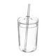 thumbnail image 2 of EeaseMX Copa de agua de vidrio Taza de paja portátil de gran capacidad Taza de bebida Taza de bebida, 2 of 7