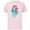 Soft Pink, variant on Disney Princess Ariel and Flounder Under the Sea - Short Sleeve Cotton T-Shirt for Adults - Customized-Black