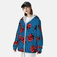 thumbnail image 3 of Lsque Colorful Ladybird UPF 50+ Lightweight Sun Protection Men's Women's Long Sleeve Shirt, Hoodie Performance -3X-Large, 3 of 9
