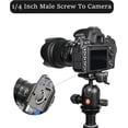 thumbnail image 4 of ERDS-Quick Release Plate, Tripod Quick Release Plate Fit for Manfrotto 200pl-14 Rc2 Camera Tripod and 494RC2 Head., 4 of 4