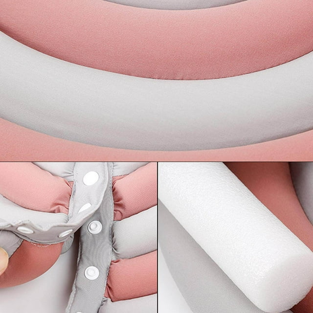 kurtrusly Adjustable Dog Collar Recovery Anti-Bite Cone Soft Protector for Pet Cat Gray Pink S