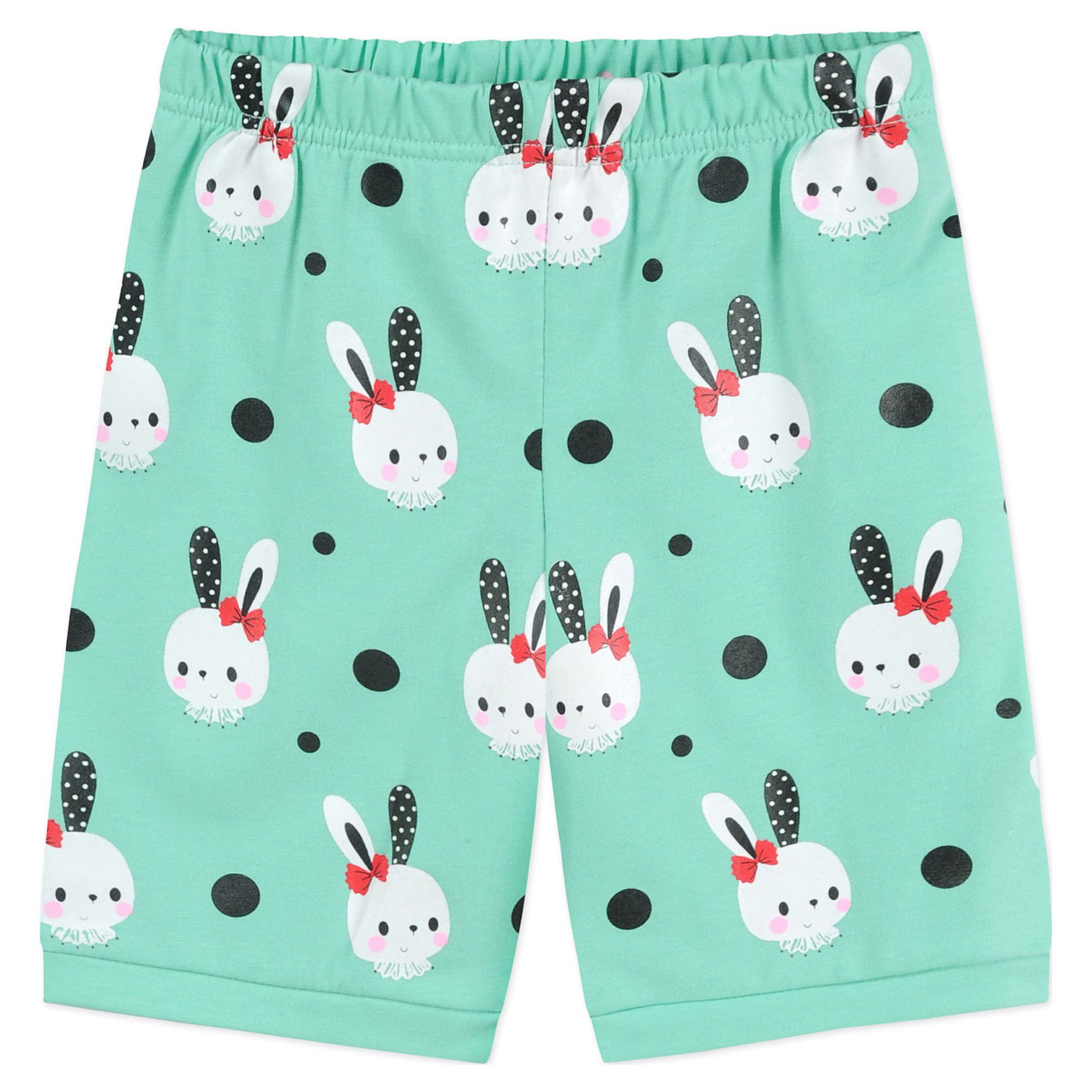 Little Hand Toddler Girl Bunny Pajamas 100% Cotton Girls Summer Short Set 2t - image 3 of 7