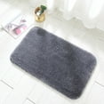 thumbnail image 4 of fastboy Polyester Bathroom Door Mat Anti-slip And Easy To Clean Practical And Stylish For Entryway Wide dark grey 40x60cm, 4 of 6