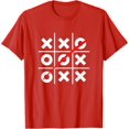 thumbnail image 1 of Tic Tac Toe Game Three in Row Traditional Kids Puzzle Game T-Shirt, 1 of 1