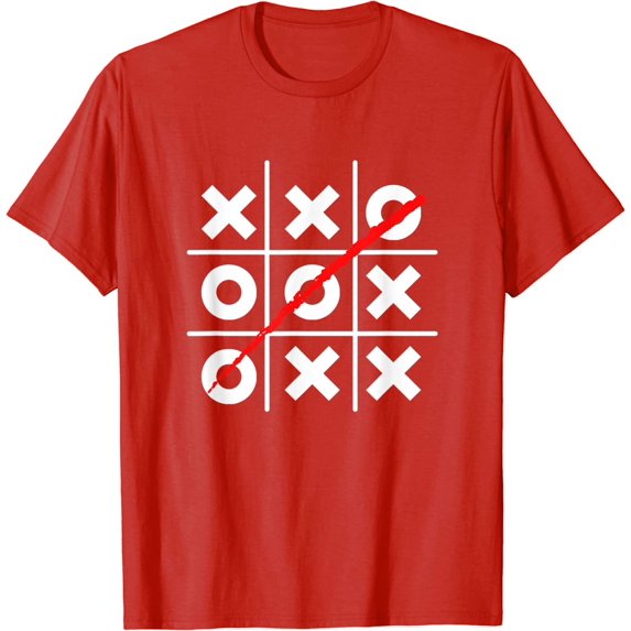 Tic Tac Toe Game Three in Row Traditional Kids Puzzle Game T-Shirt