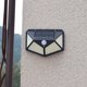 thumbnail image 5 of Luz de pared solar Sensor de movimiento 100 LED Lámpara de pared LED solar impermeable al aire libr MABOTO Lámpara de exterior, 5 of 7