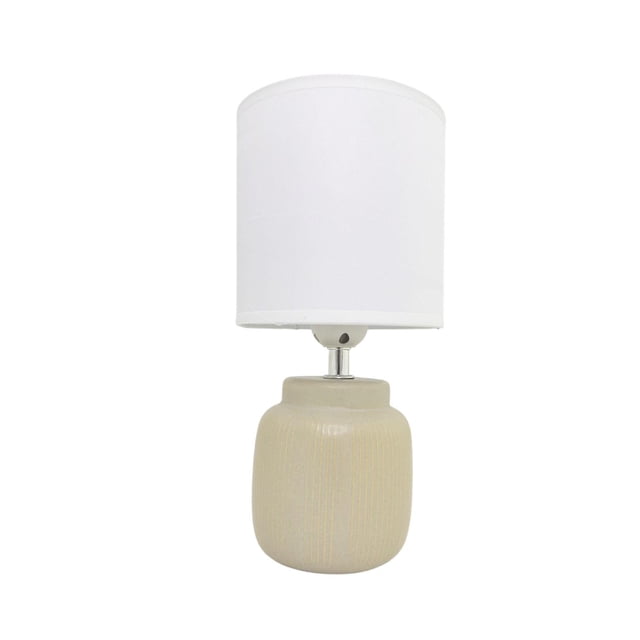 Lámpara De Mesa Noche Elegante De Cerámica Moderna blanco Grande