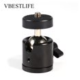 thumbnail image 4 of Peahefy Ballhead Stands Bracket, Black Ball Head Rotatable Portable VBESTLIFE Firm For Photography For Most DSLR For Video For Lamp, 4 of 8