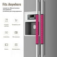 thumbnail image 4 of Refrigerator Door Handle Covers Set of 2, Breast Cancer Awareness6 Adjustable Non Slip Fridge Handle Covers, Appliance Handle Covers for Dishwasher Cuteness Oven Kitchen Decor, 4 of 6
